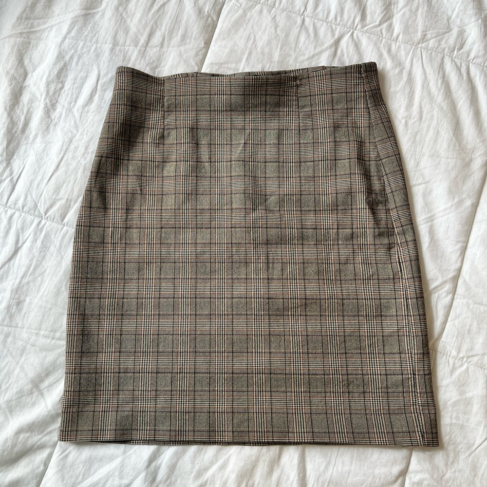 Dynamite plaid mini skirt